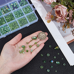 630Pcs 15 Styles Electroplate Glass Beads&nbsp;EGLA-PA0001-31