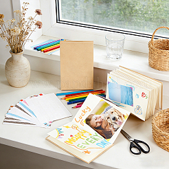 2Pcs Kraft Paper Journal Notebook&nbsp;AJEW-NB0009-29B