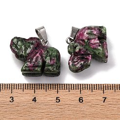 Dyed Natural Marble Pendants&nbsp;G-B127-05P-04