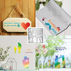 Father's Day Stainless Steel Cutting Dies Stencils&nbsp;DIY-WH0238-173