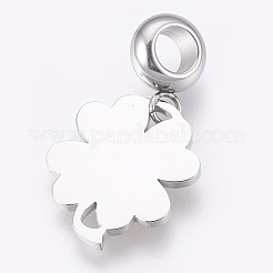 304 Stainless Steel European Dangle Charms&nbsp;X-STAS-O097-08B