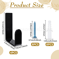 4Pcs Acrylic Keyboard Display Hanger Racks&nbsp;ODIS-WH0108-081