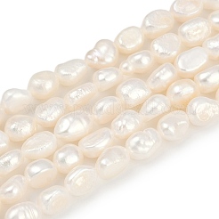 Natural Cultured Freshwater Pearl Beads Strands&nbsp;PEAR-P064-20A-04A-02
