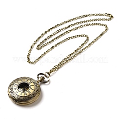 Alloy Glass Pendant Pocket Necklace&nbsp;WACH-S002-19AB