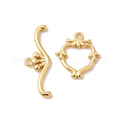 Brass Toggle Clasps&nbsp;KK-P340-44G