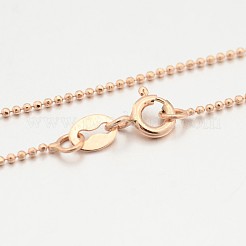 925 Sterling Silver Ball Chain Necklaces&nbsp;STER-M086-18A