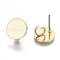Rack Plating Iron Stud Earring Findings&nbsp;IFIN-N008-007-RS