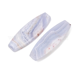 Natural Blue Lace Agate Pendants&nbsp;G-K381-20B