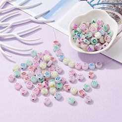 200Pcs Luminous Acrylic Beads&nbsp;MACR-YW0001-39