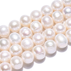 Natural Cultured Freshwater Pearl Beads Strands&nbsp;PEAR-N013-10E
