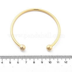 Brass Open Cuff Bangles&nbsp;BJEW-G736-07G