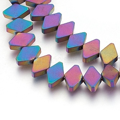 Electroplate Non-magnetic Synthetic Hematite Bead Strands&nbsp;G-I208-18F-B-L