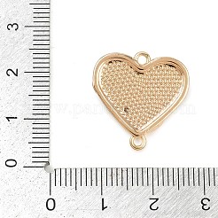 Brass Enamel & Natural Pearl Heart with Flower Connector Charms&nbsp;KK-K351-52G-02