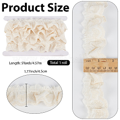 5 Yards Cotton Lace Trim Ribbon for Curtain Sofa Decoration&nbsp;OCOR-GF0005-52B