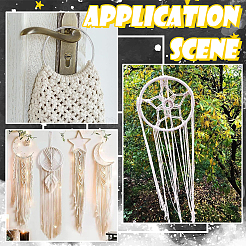 12Pcs 6 Styles Iron Ring for DIY Woven Net/Web with Feather&nbsp;IFIN-SP0001-50