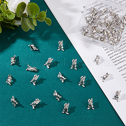 50Pcs Tibetan Style Alloy European Beads&nbsp;TIBEB-DC0001-12