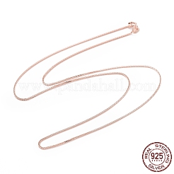 925 Sterling Silver Wheat Chains Necklace for Women&nbsp;STER-I021-07RG
