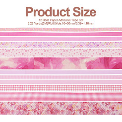 DIY Scrapbook Decorative Paper Adhesive Tapes&nbsp;DIY-TAC0023-58