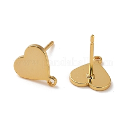 Brass Stud Earring Findings&nbsp;KK-P285-04G
