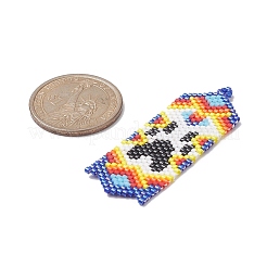 Handmade MIYUKI Japanese Seed Loom Pattern Seed Beads&nbsp;PALLOY-MZ00112