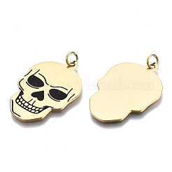 316 Surgical Stainless Steel Enamel Pendants&nbsp;STAS-S116-357G