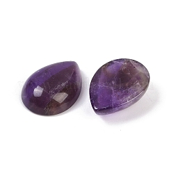 天然石アメジストカボション  ティアドロップ  20~20.5x15~15.5x6.5~7mm&nbsp;G-H094-01A-11