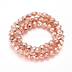 Electroplated Non-magnetic Synthetic Hematite Beads Strands&nbsp;G-G826-07RG