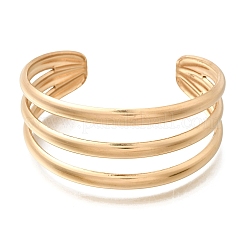 Boho 304 Stainless Steel 3-Line Cuff Bangles&nbsp;SA-CBA1E89-01A-G