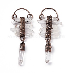 Natural Quartz Crystal Pendants&nbsp;G-D483-03AB