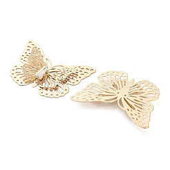 Brass Micro Pave Clear Cubic Zirconia Pendants&nbsp;KK-A250-01G