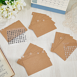 25 Sheets Rectangle Paper Binder Dividers&nbsp;AJEW-CP0009-51