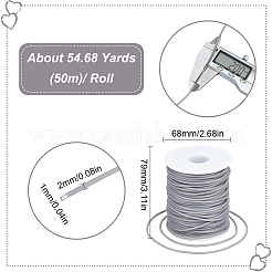 1 Roll Hollow Pipe PVC Tubular Synthetic Rubber Cord&nbsp;RCOR-SC0001-01C
