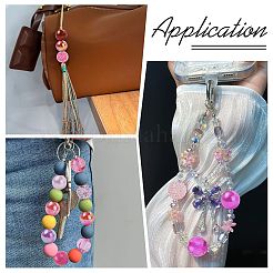 50個 15スタイル 樹脂ラインストーン＆アクリルビーズファインディングキット  ラウンド  ミックスカラー  19.5~20mm&nbsp;DIY-CJ0003-30