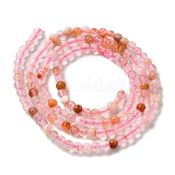 Natural Cherry Blossom Agate Beads Strands&nbsp;G-B090-A15-02