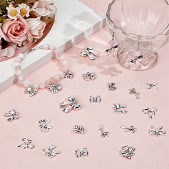 100Pcs 10 Style Tibetan Style Alloy Charms&nbsp;FIND-GO0003-93