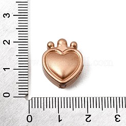 シリコーン焦点ビーズ  ハート＆クラウン  ペルー  17x14x8mm  穴：2.5mm&nbsp;SL-CBAE51E-05B