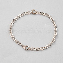 Stainless Steel Cartilage Earrings with Double Dangle Chains&nbsp;AJEW-WH0455-122RG