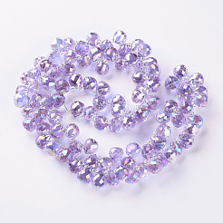 Transparent Glass Beads Strands&nbsp;GLAA-T006-14H