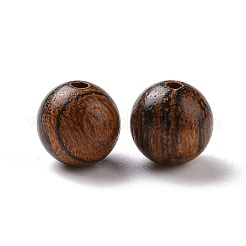 Round Tiger Skin Sandalwood Beads&nbsp;WOOD-G009-01B