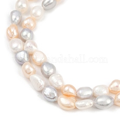 Natural Cultured Freshwater Pearl Beads Strands&nbsp;PEAR-P064-20K-09F