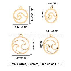 201 Stainless Steel Laser Cut Pendants&nbsp;STAS-UN0014-31