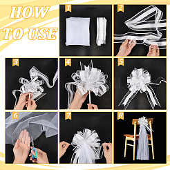 12Pcs Plastic Pull Bows&nbsp;DIY-GA0009-05