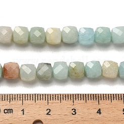Natural Flower Amazonite Beads Strands&nbsp;G-H078-C05-01