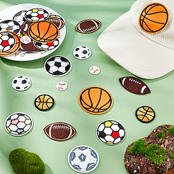 48Pcs 8 Style Computerized Embroidery Cloth Iron On/Sew On Patches&nbsp;DIY-PH0006-79