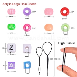 Plastic Hair Pin Bun Maker&nbsp;OHAR-SZ0001-05