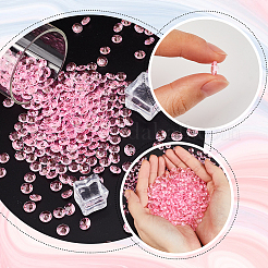 1000Pcs Acrylic Rhinestone Pointed Back Cabochons&nbsp;GACR-SP0001-01B