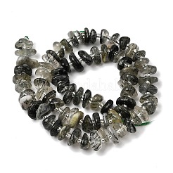 Natural Green Rutilated Quartz Beads Strands&nbsp;G-L649-C02-01