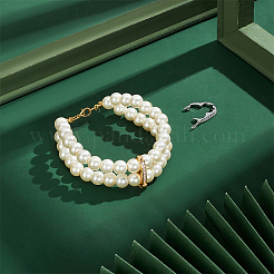 2Pcs 2 Colors Rhodium Plated 925 Sterling Silver Micro Pave Clear Cubic Zirconia Twister Clasps&nbsp;FIND-PH0018-35B