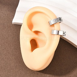 201 Stainless Steel Cuff Earrings&nbsp;EJEW-T056-01P-04