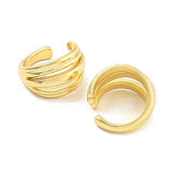 Rack Plating Brass Cuff Earrings&nbsp;EJEW-A028-51G